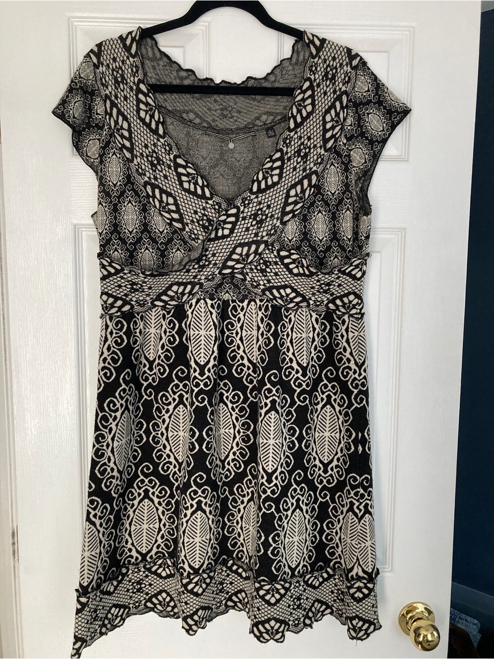 Anthropologie Knitted and Knotted Wool Blend Sweater Dress